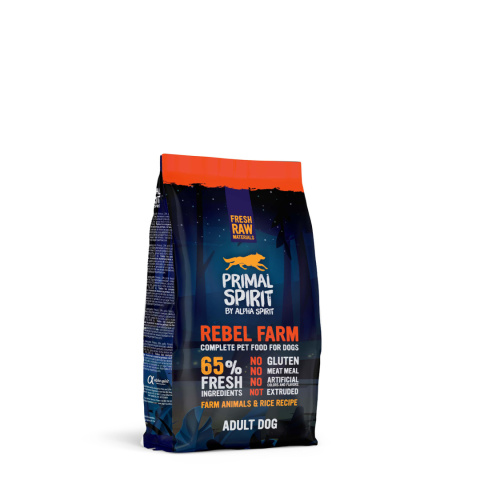 Primal Spirit karma sucha dla psa Rebel Farm 1kg