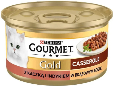 Purina Gourmet GOLD Casserole z kaczką i indykiem