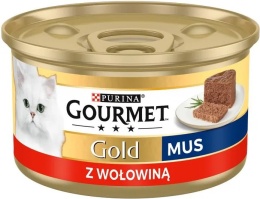Purina Gourmet GOLD Mus z wołowiną