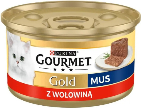 Purina Gourmet GOLD Mus z wołowiną