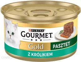 Purina Gourmet GOLD Pasztet z kawałkami królika