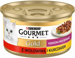 Purina Gourmet GOLD Podwójna przyjemność z wołowiną i kurczakiem