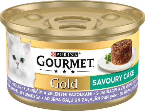 Purina Gourmet GOLD Savoury Cake z jagnięciną i fasolą