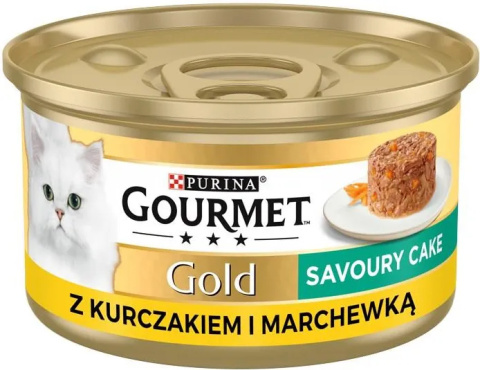 Purina Gourmet GOLD Savoury Cake z kurczakiem i marchewką