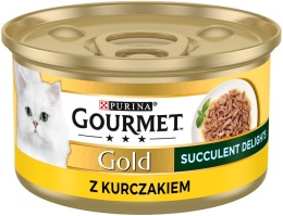 Purina Gourmet GOLD Succulent Delights z kurczakiem
