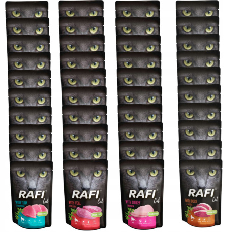 Rafi karma dla kota mix smaków 40x100g