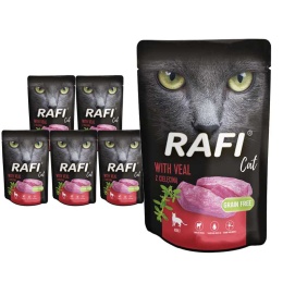 Rafi karma dla kota z cielęciną 10x100g
