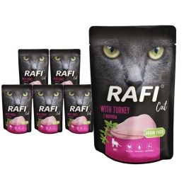 Rafi karma dla kota z indykiem 10x100g