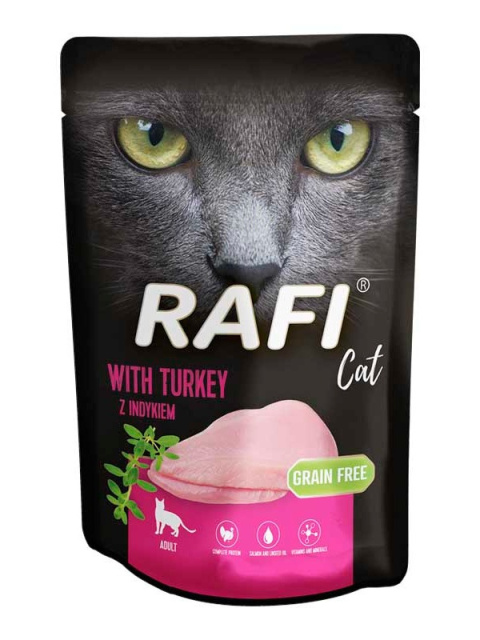 Rafi karma dla kota z indykiem 100g