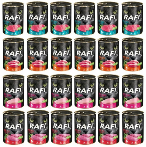 Rafi karma mokra dla kota mix smaków 24x400g