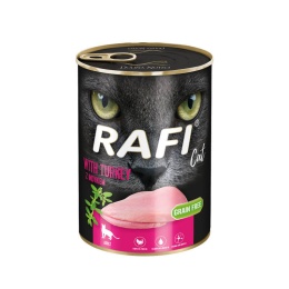 Rafi karma mokra dla kota z indykiem 400g