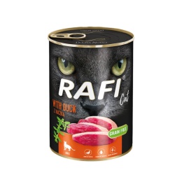 Rafi karma mokra dla kota z kaczką 400g