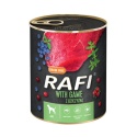 Rafi karma mokra dla psa z dziczyzną 12x800g