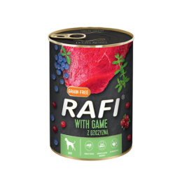 Rafi karma mokra dla psa z dziczyzną 400g
