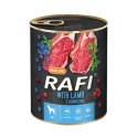 Rafi karma mokra dla psa z jagnięciną 12x800g