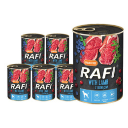 Rafi karma mokra dla psa z jagnięciną 24x400g