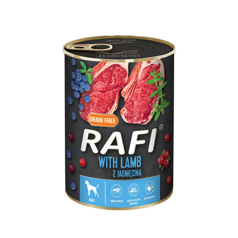 Rafi karma mokra dla psa z jagnięciną 24x400g