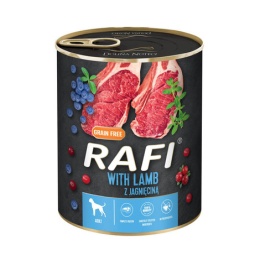 Rafi karma mokra dla psa z jagnięciną 800g