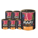 Rafi karma mokra dla psa z kaczką 12x800g