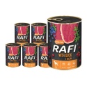 Rafi karma mokra dla psa z kaczką 24x400g