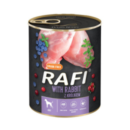 Rafi karma mokra dla psa z królikiem 800g