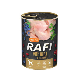 Rafi karma mokra dla psa z przepiórką 24x400g