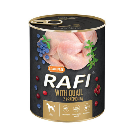 Rafi karma mokra dla psa z przepiórką 800g