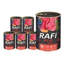 Rafi karma mokra dla psa z wołowiną 24x400g