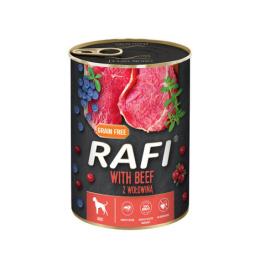Rafi karma mokra dla psa z wołowiną 400g