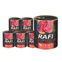 Rafi karma mokra dla psa z wołowiną 12x800g