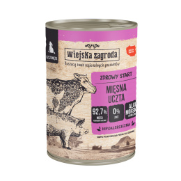 Wiejska Zagroda karma mokra dla szczeniąt mięsna uczta 400g