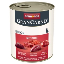 Animonda GranCarno karma mokra dla szczeniąt z indykiem 800g