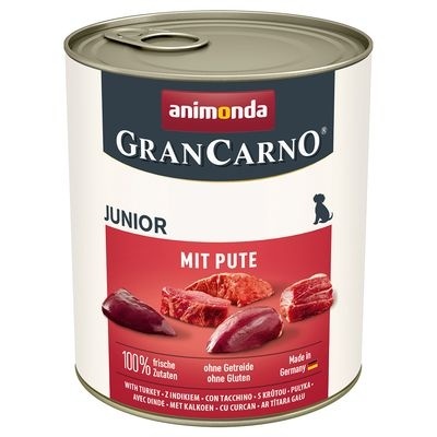 Animonda GranCarno karma mokra dla szczeniąt z indykiem 800g