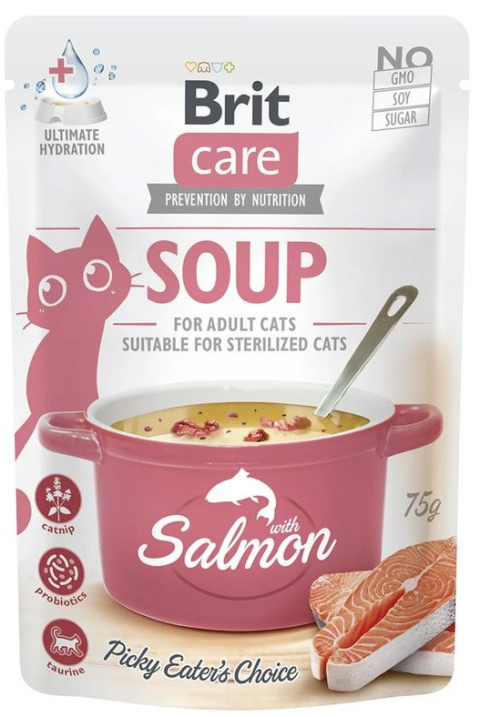 Brit Care Soup z łososiem 75g