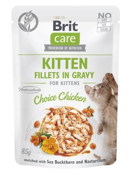 Brit Care karma mokra dla kociąt z kurczakiem 85g