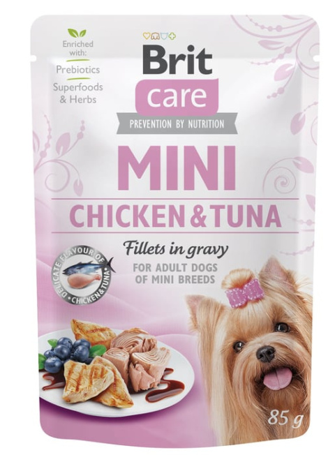 Brit Care karma mokra dla psa z kurczakiem i tuńczykiem 85g
