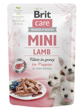 Brit Care karma mokra dla szczeniąt z jagnięcina 85g