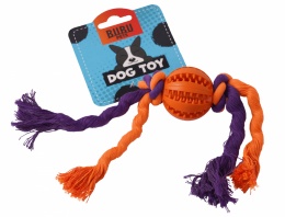 BuBu Pets piłka dental na sznurku o zapachu mięty 22cm