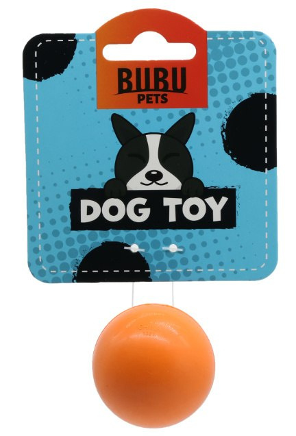 BuBu Pets twarda gumowa piłka o zapachu wanilii 5cm
