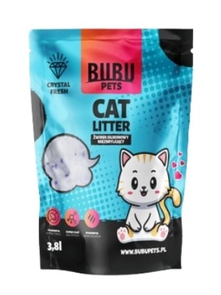 BuBuPets żwirek silikonowy niezbrylający 3,8l