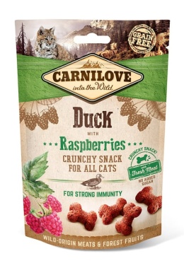 Carnilove Crunchy Snack z kaczką i malinami 50g