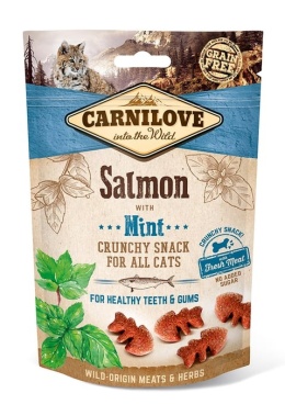 Carnilove Crunchy Snack z łososiem i miętą 50g