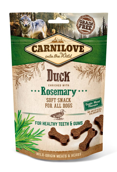Carnilove Semi-Moist Snack z kaczką i rozmarynem 200g