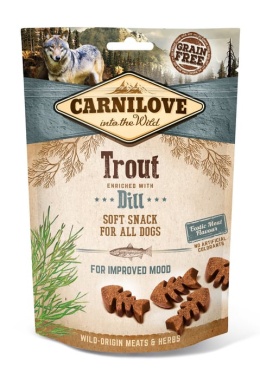 Carnilove Semi-Moist Snack z pstrągiem i koperkiem 200g