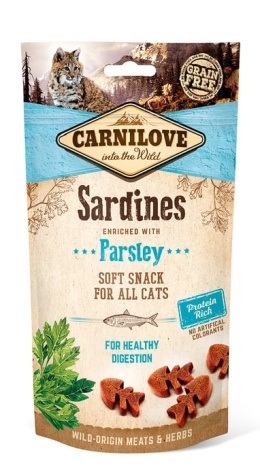 Carnilove Semi-moist Snack z sardynką i pietruszką 50g