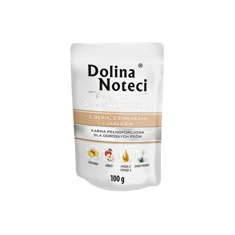 Dolina Noteci Premium karma mokra dla psa z gęsią, ziemniakami i jabłkiem 100g