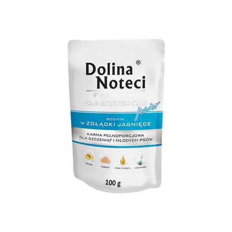 Dolina Noteci Premium karma mokra dla szczeniąt z żołądkami jagnięcymi 100g