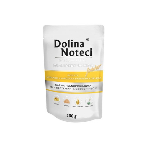 Dolina Noteci Premium karma mokra dla szczeniąt z żołądkami z kurczaka i watróbką cielęcą 100g