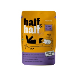 HalfHalf karma mokra dla kota z tuńczykiem 100g