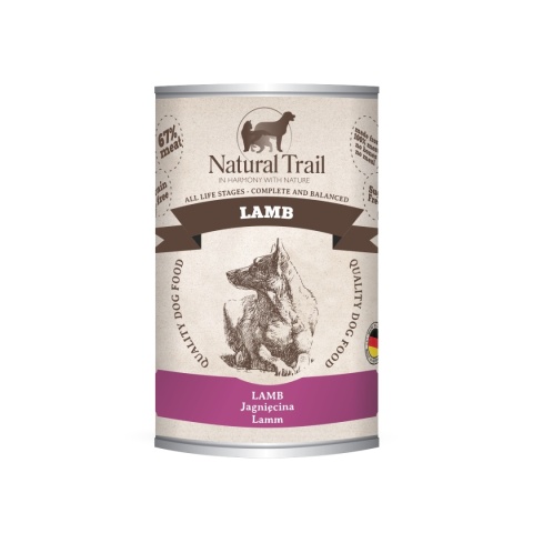 Natural Trail karma mokra dla psa z jagnięciną 400g